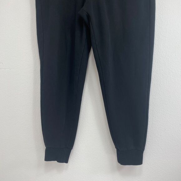 Puma Black Joggers Gym Fleece Sweat Pants Men XL Cotton Drawstring Waist Cuffs - Picture 6 of 14